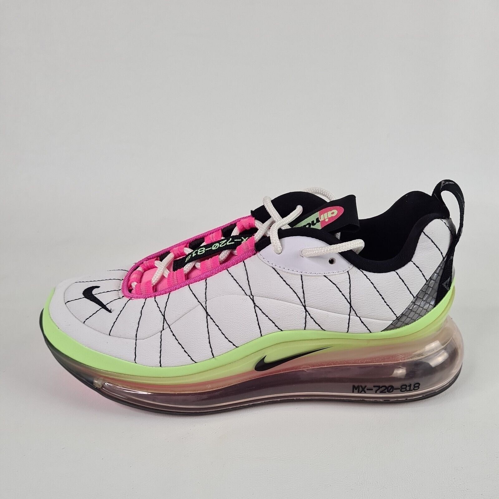 Nike Air Max Women\u0026#039;s MX 720-818 Shoes CK2607 100 Athletic White Black  Pink Sz 7 | eBay