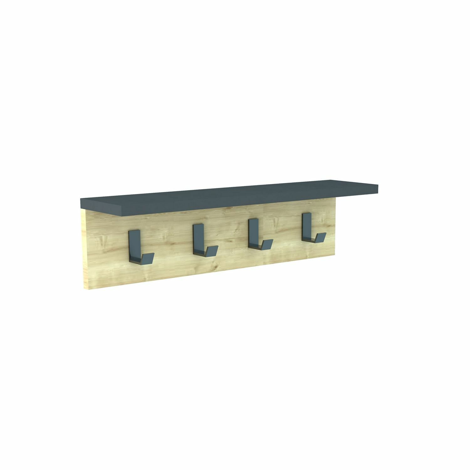 Optimiser un petit couloir grâce au porte manteau Ayla 60 cm