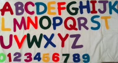 ABC's Felt Letters & Numbers Felt Story- Children's Felt Flannel Board Story