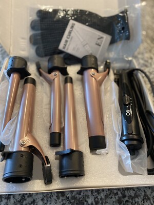 Curling iron brand new Hoson 9mm Thin Ceramic Curling Iron, 3/8 inch Barrel, LCD  main image 4