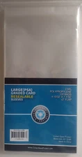 (100) CSP *Large* PSA Graded Card Sleeves NIP 2 Mil Resealable 4 19/32"x7 7/16"