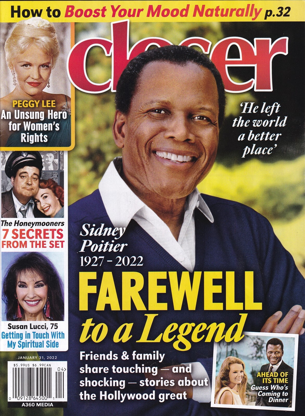 Closer Weekly Sidney Poitier 1927-2022 Farewell To a Legend January 31 2022