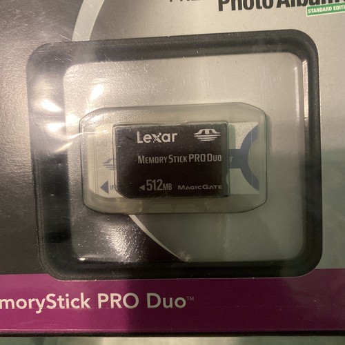 Lexar 512 MB Platinum II Memory Stick Pro Duo MSDP512-40-631 New Sealed + Bonus - Picture 2 of 7