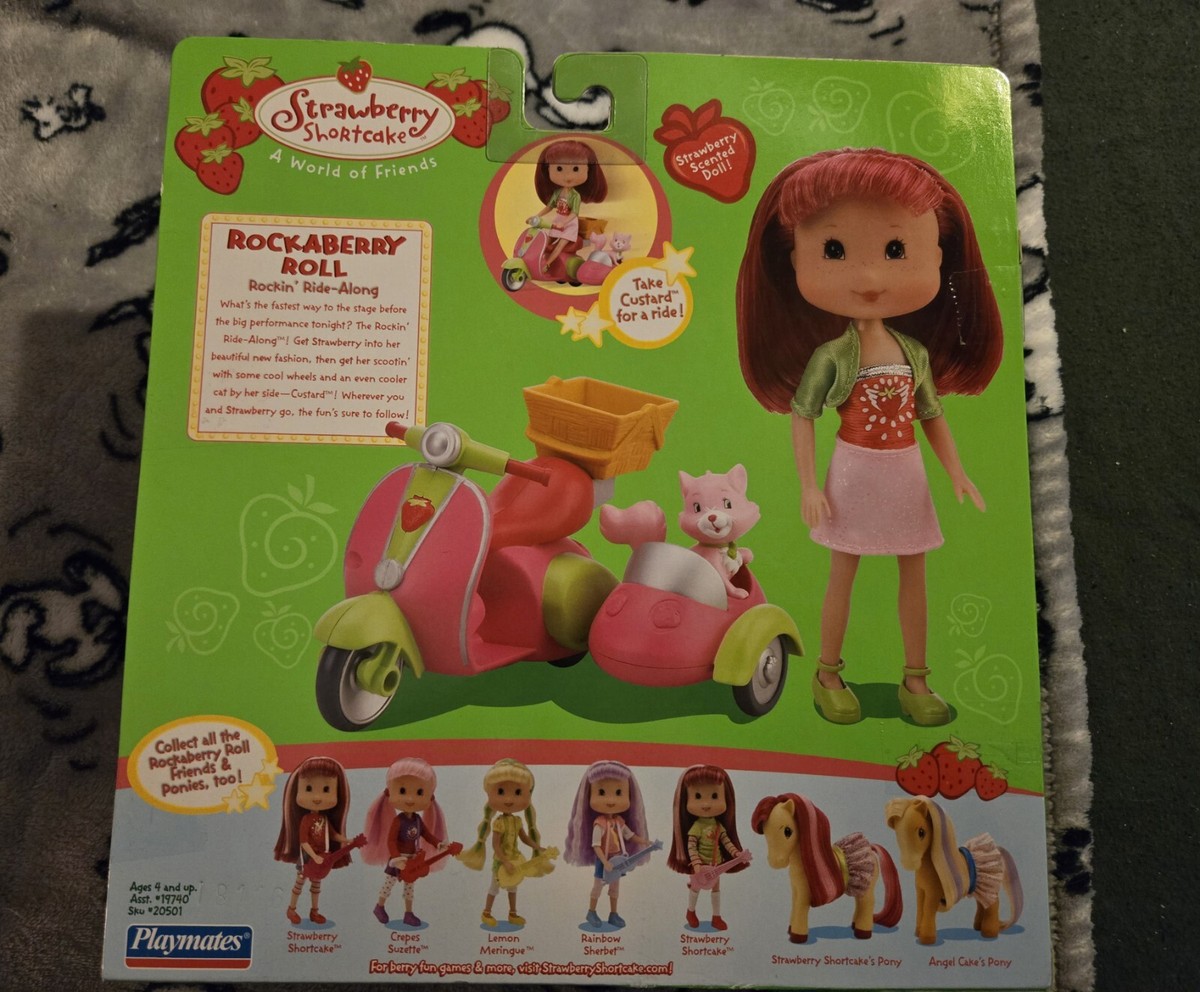 Playmates Strawberry Shortcake Rockin Ride A Long Unopened Pkg