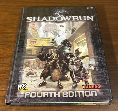 Shadowrun- Fourth Edition Fanpro (WK Games/26000) hardcover - GUC