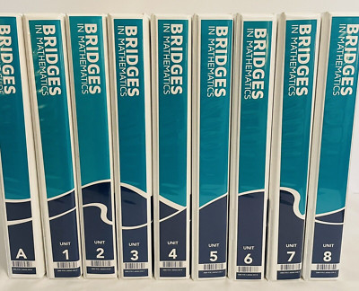 Bridges in Mathematics Grade 1 Second Edition Teachers Guides Units 1-8 MLC