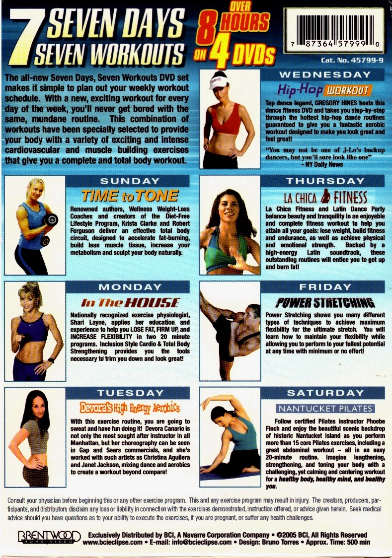 Weight Loss Half Hour Full Body Workout At Home Seven Days Seven