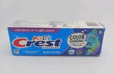 Crest Advanced Kid's Color Changing Toothpaste, Bubblegum 4.2 Oz Anti-Cavity 3 