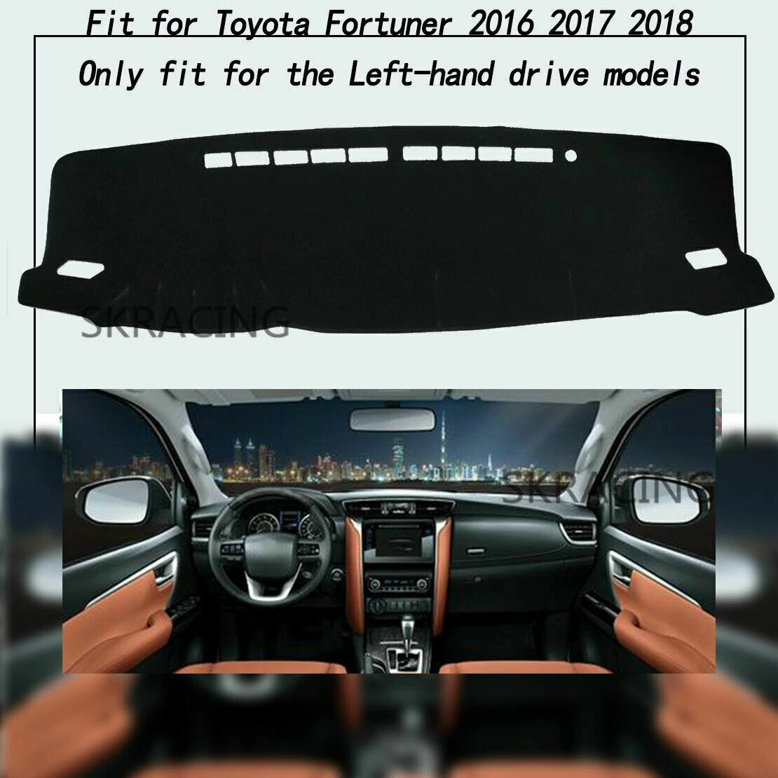 Toyota fortuner 2024 dash mat