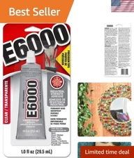 Clear Drying Craft Adhesive with Precision Application Tips – 231020, 1.0 fl oz