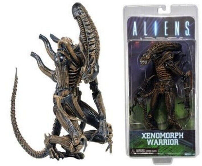 NECA 7"" Alien Action Figures Series 2 Xenomorph Warrior (Brown) Action Figure