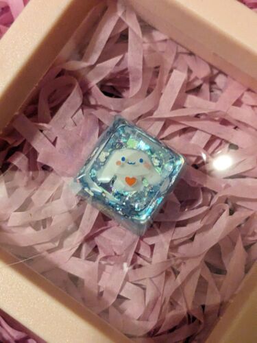 Cinnamoroll My Melody Purin Keycaps Kuromi Bling Transparent Light Key cap DIY - Picture 1 of 2