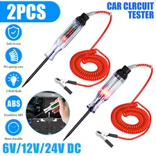 Digital Electric Circuit Tester 6-24V Light Test LCD & Continuity Circuit Tester
