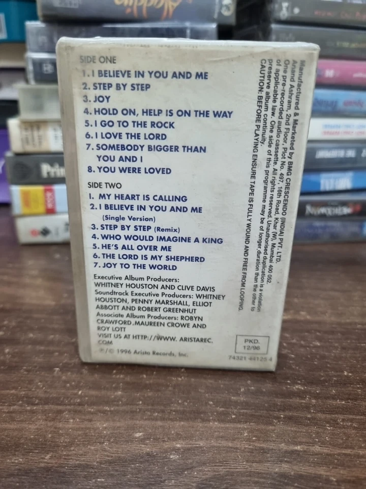 Whitney Houston The Preacher's Wife: Original Soundtrack Album INDIA CASSETTE - Image 4 of 4