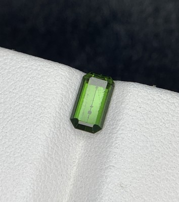 No Heat 1.15 green Tourmaline from Afghanistan | 7.9x4.4x3.4mm