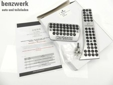 Mercedes C-Klasse W204 Pedalauflage Aluminium Set ORIGINAL CARLSSON