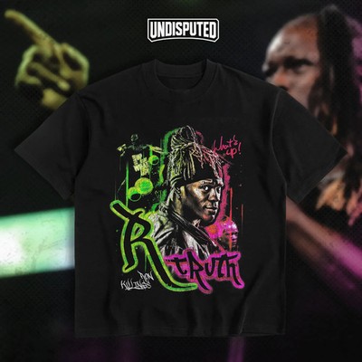 R-Truth ''Live Laugh Love'' Heavy Cotton WWE T-shirt The Greatest 24/7 Champion