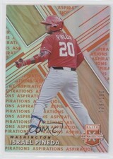 2019 Panini Elite Extra Edition Aspirations Orange 29/100 Israel Pineda #174 s3g