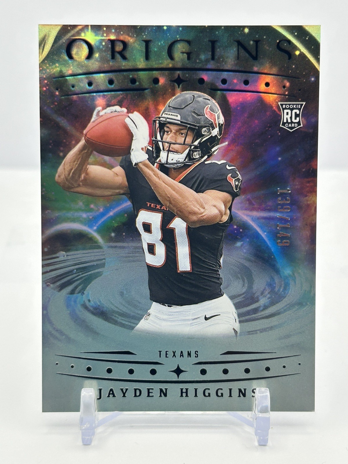 2025 Panini Origins - Rookies Jayden Higgins, #132 Holo Silver /149 (RC)