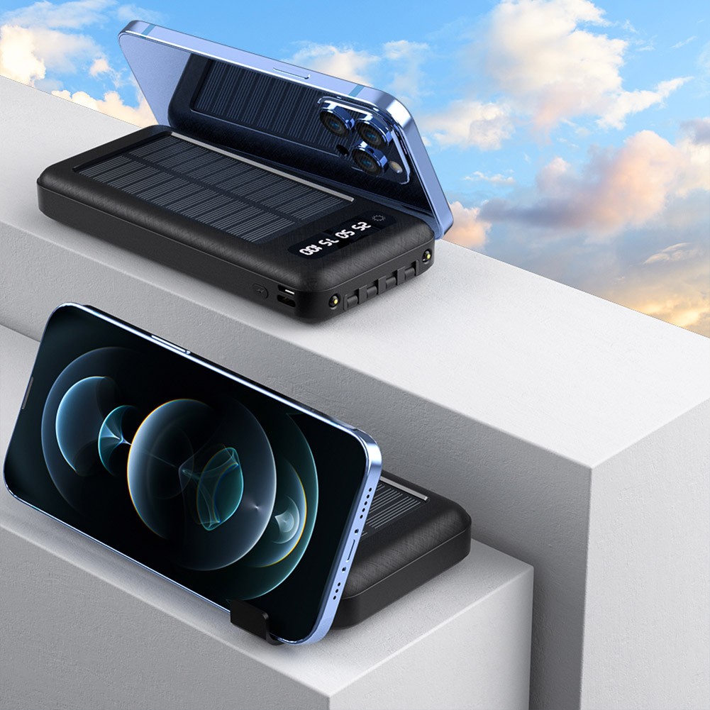 2025 Super 90000000mAh 4 Output Portable Charger Solar Power Bank for Cell Phone