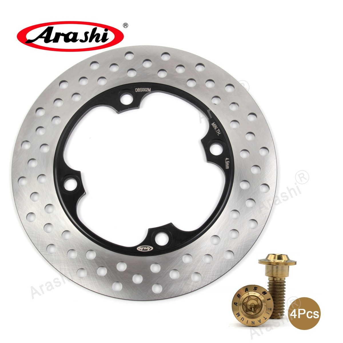 その他 jjj For Honda NX DOMINATOR 650 1988-1992 Arashi Rear Brake Disc Rotor
