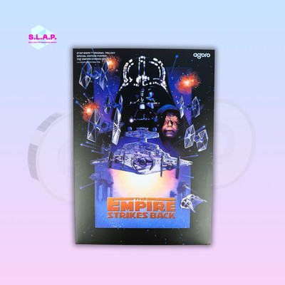 Star Wars  Trilogy Poster The Empire Strikes Back Agoro 1oz Silver Foil /1000