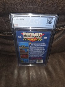 9.2 CGC Bionic Commando-Sealed-Nintendo NES, 1988