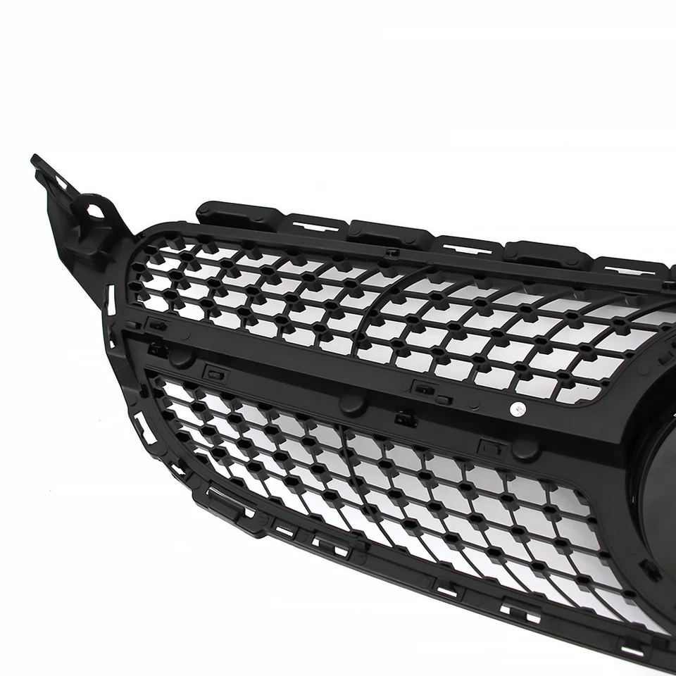 Grille Grill W/Emblem For 2015-2018 Mercedes Benz W205 C-Class C250 C300 C350 Foto 3 de 4