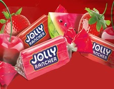 RED JOLLY RANCHER-CHERRY FRUIT PUNCH WATERMELON STRAWBERRY FLAVOR-BULK-LIMITED