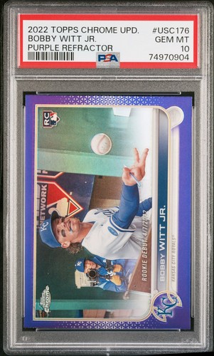 Bobby Witt Jr. [Purple] #USC176 2022 Topps Chrome Update card