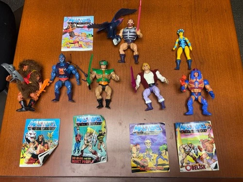 Vintage 1980's Lot MOTU Masters of the Universe Original He-Man Figures