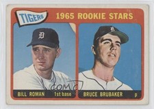1965 Topps 1965 Rookie Stars Bill Roman Bruce Brubaker #493 2v5