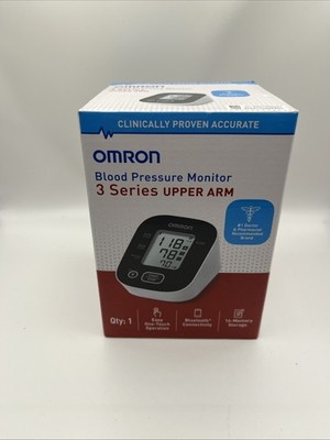 Omron 3 Series Upper Arm BP Monitor Bluetooth, 14 Memory, Irregular, Movement