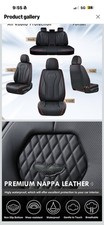 For Kia Forte Car Seat Covers Leather 5 Seat Full Set Front Rear Protectors Pad
