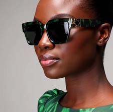 Women Luxury Sunglasses Square Thick Frame Fashion Oversized Outdoor Shield 2026