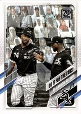 2021 Topps #14 Do It for the Fans! (Eloy Jimenez / Luis Robert) White Sox