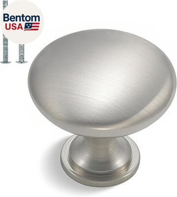 30 Pack Cabinet Knobs Brushed Nickel Drawer Knobs - Solid Zinc Alloy Kitchen Pul