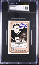 Signed 1974 Fleer Immortal Roll George McAfee HOF Hall of Fame CGC JSA 10 Auto