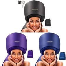 Hooded Hair Dryer w/A Headband Integrated That Reduces Heat Around Ears  Nec...