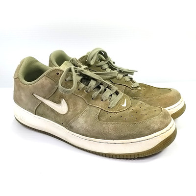 Nike Air Force 1 Jewel Low Oil Green Shoes DV0785-300 VNDS Men's US Size 11.5