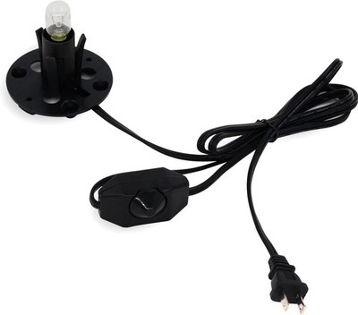 Betus Salt Lamp Cord with Dimmable Switch and Base Assembly - Power Cord