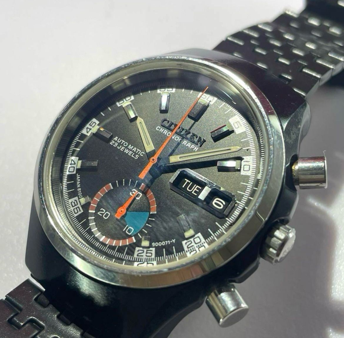 Citizen Challenge Timer Blackie Automatic Watch U… - image 6