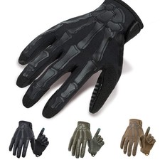 Tactical Combat Shooting Gloves Skull Breathable Touch Screen Full Finger Gloves