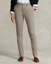 Ralph Lauren Polo Stretch Cotton-Blend Super Slim Women s Pant Tan 2