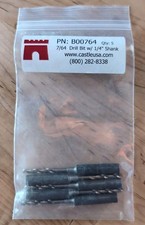 Castle B00764-010 7/64 Drill Bit w/ 1/4" Shank -5 Pack - New