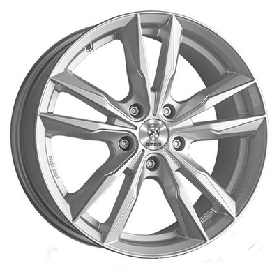 ALLOY WHEEL MOMO FAST 8X18 5X112 GLOSSY SILVER 6HE