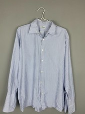 Men  s Charvet Paris Dress Shirt   22 Place Vend me Made In France 1995