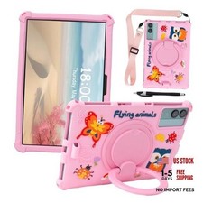 11-inch Android Tablet Case - Universal Cute Cartoon Case for ApoloSign, pink