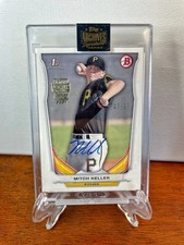2021 Topps Archives MITCH KELLER Bowman 1st On-Card AUTO /99 Pirates 2014 Rookie. rookie card picture