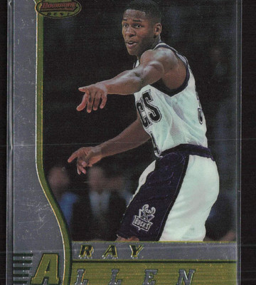 1996-97 Bowman's Best #R5 Ray Allen Milwaukee Bucks (JB)